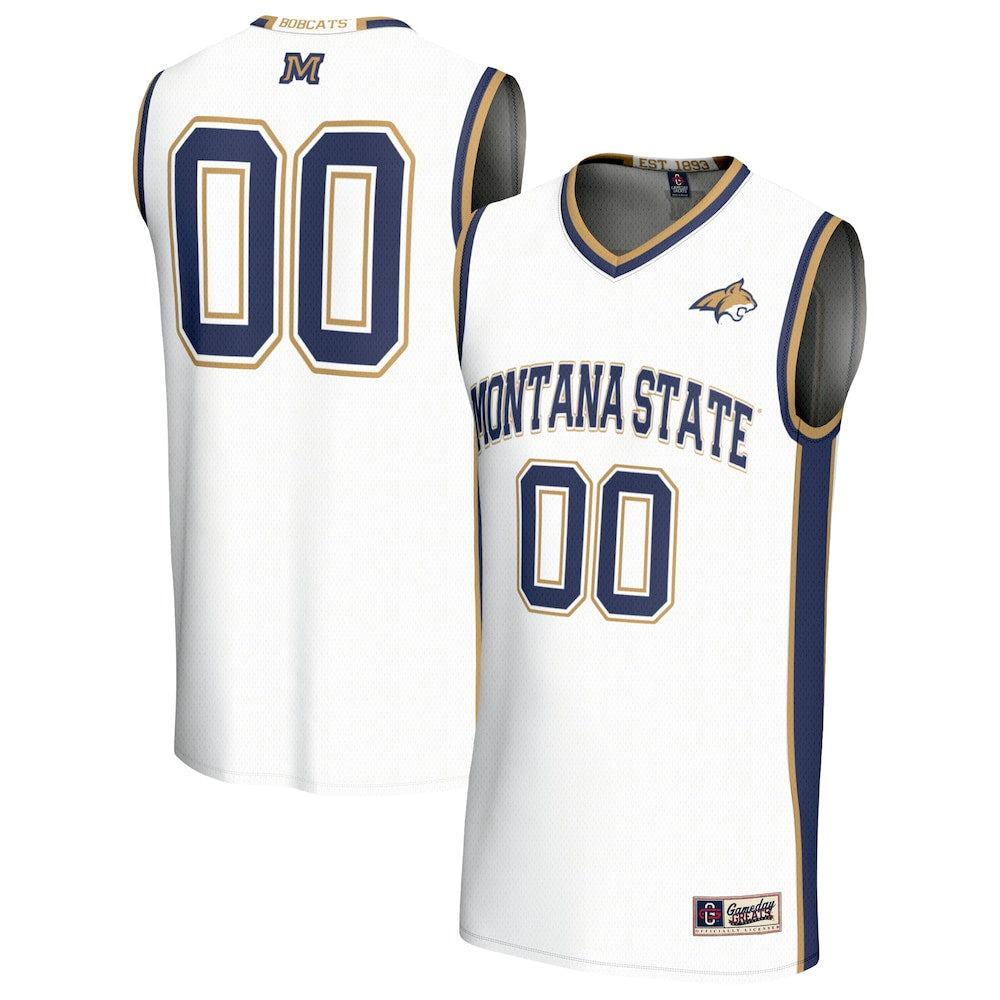 Gameday Greats White Montana State Bobcats Lightweight Basketball Fashion Jersey - retro stitched basketball jersey for Gameday Greats fans