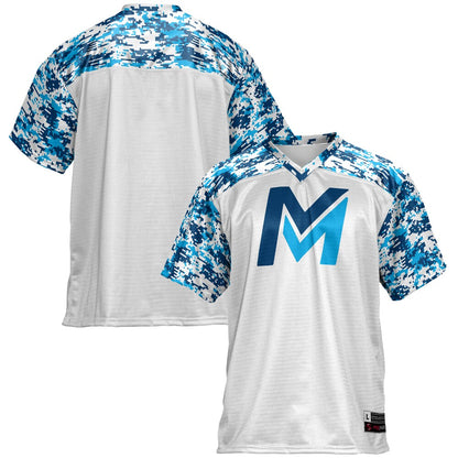 Gameday Greats White Mid Michigan College Football Jersey - retro stitched football jersey for Gameday Greats fans