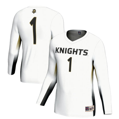 Gameday Greats 1 White Ucf Knights Lightweight Volleyball Jersey - retro stitched jersey jersey for Gameday Greats fans