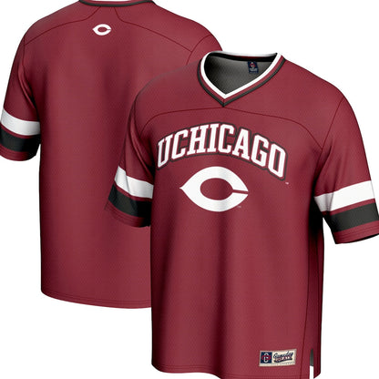 Gameday Greats Maroon Uchicago Maroons Spirit Football Jersey - retro stitched football jersey for Gameday Greats fans