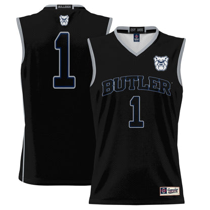 Gameday Greats 1 Black Butler Bulldogs Lightweight Basketball Jersey - retro stitched basketball jersey for Gameday Greats fans