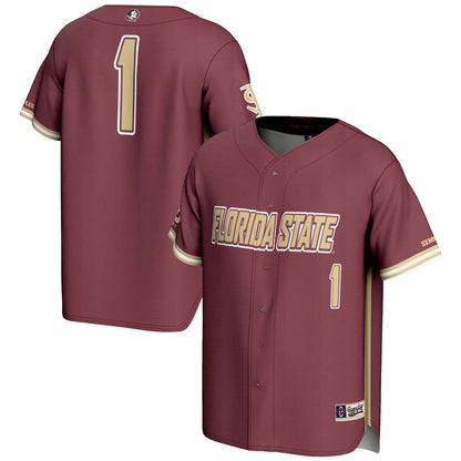 Gameday Greats 1 Garnet Florida State Seminoles Lightweight Baseball Jersey - retro stitched baseball jersey for Gameday Greats fans