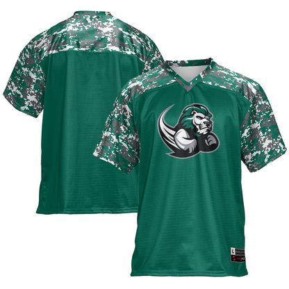 Gameday Greats Green Slippery Rock Pride Football Jersey - retro stitched football jersey for Gameday Greats fans