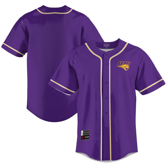 Gameday Greats Purple Northern Iowa Panthers Lightweight Baseball Jersey - retro stitched baseball jersey for Gameday Greats fans