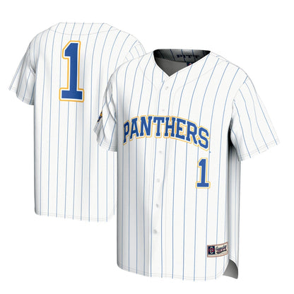 Gameday Greats 1 White Pitt Panthers Lightweight Baseball Jersey - retro stitched baseball jersey for Gameday Greats fans
