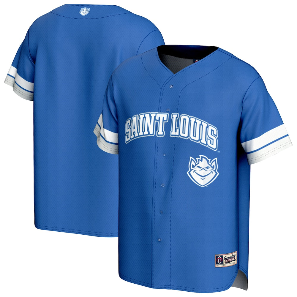 Gameday Greats Blue Saint Louis Billikens Spirit Baseball Jersey - retro stitched baseball jersey for Gameday Greats fans