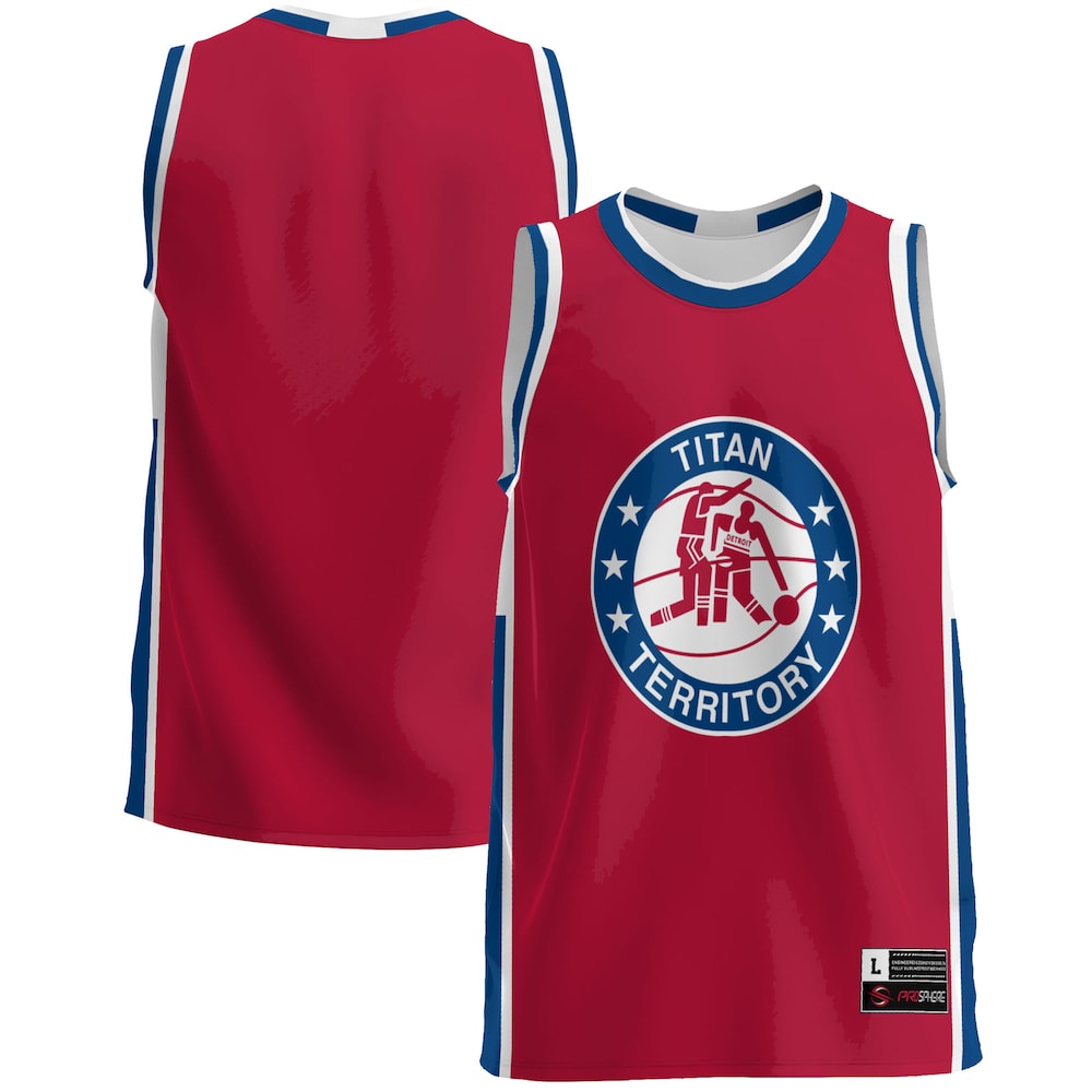 Gameday Greats Blue Detroit Mercy Titans Lightweight Basketball Jersey - retro stitched basketball jersey for Gameday Greats fans