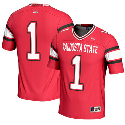 Gameday Greats 1 Red Valdosta State Blazers Endzone Football Jersey - retro stitched football jersey for Gameday Greats fans
