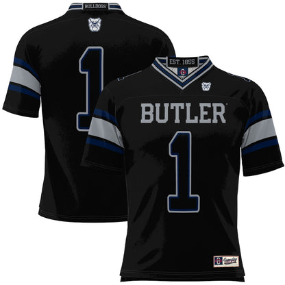Gameday Greats 1 Black Butler Bulldogs Football Jersey - retro stitched football jersey for Gameday Greats fans