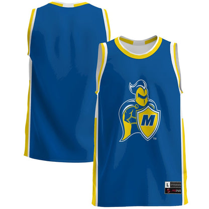 Gameday Greats Blue Madonna Crusaders Lightweight Basketball Jersey - retro stitched basketball jersey for Gameday Greats fans