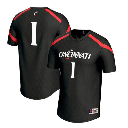 Gameday Greats Black 1 Cincinnati Bearcats Lacrosse Fashion Jersey - retro stitched jersey jersey for Gameday Greats fans