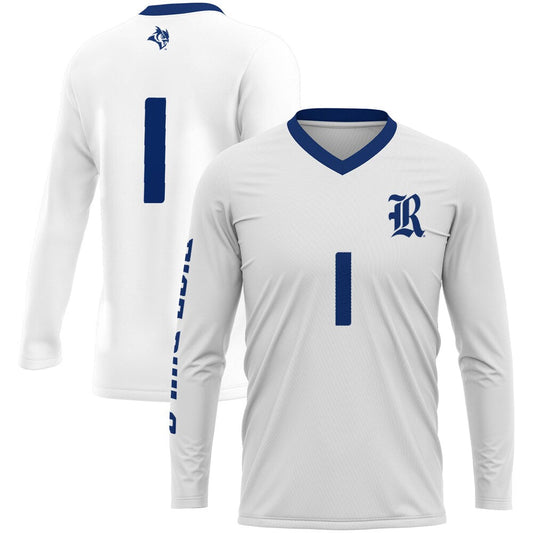 Gameday Greats 1 White Rice Owls Lightweight Volleyball Jersey - retro stitched jersey jersey for Gameday Greats fans