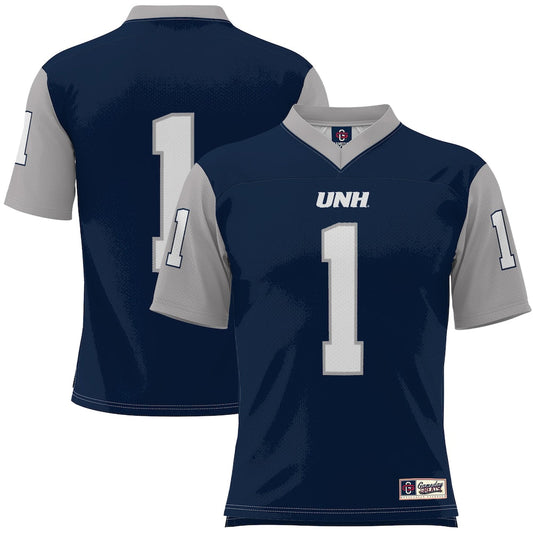 Gameday Greats 1 Navy New Hampshire Wildcats Football Jersey - retro stitched football jersey for Gameday Greats fans