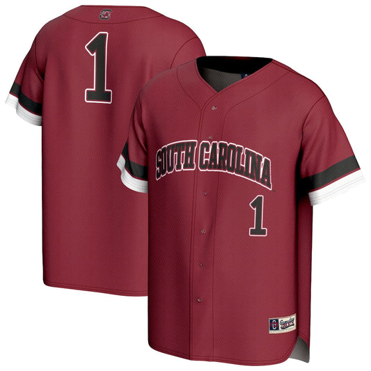 Unisexgameday Greats Garnet South Carolina Gamecocks Pick A Player Baseball Fashion Jersey - retro stitched baseball jersey for Unisexgameday Greats fans