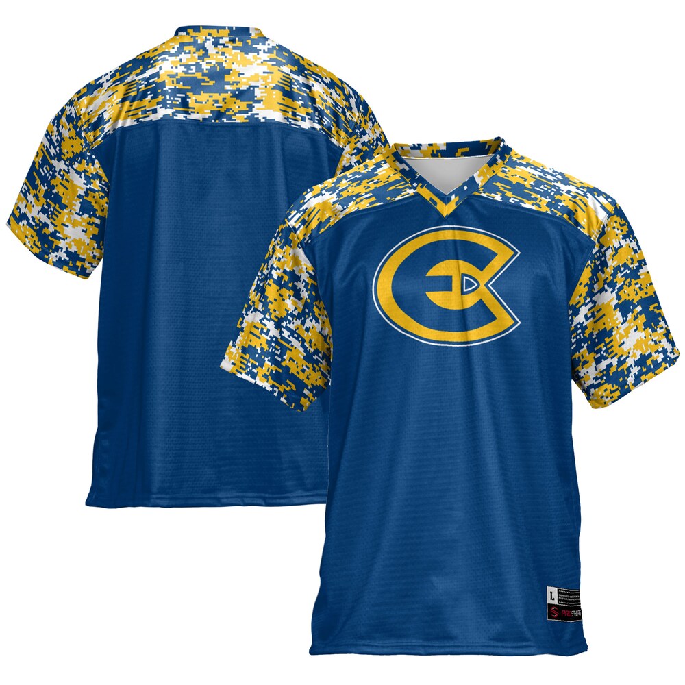 Gameday Greats Navy Wisconsin Eau Claire Blugolds Football Jersey - retro stitched football jersey for Gameday Greats fans