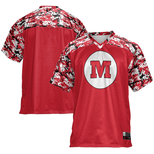 Gameday Greats Red Monmouth College Fighting Scots Football Jersey - retro stitched football jersey for Gameday Greats fans