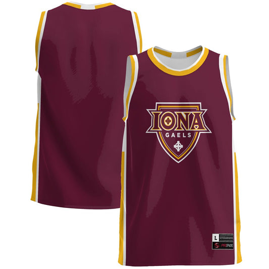 Gameday Greats Maroon Iona University Gaels Lightweight Basketball Jersey - retro stitched basketball jersey for Gameday Greats fans