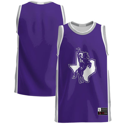 Gameday Greats Purple Tarleton State Texans Lightweight Basketball Jersey - retro stitched basketball jersey for Gameday Greats fans