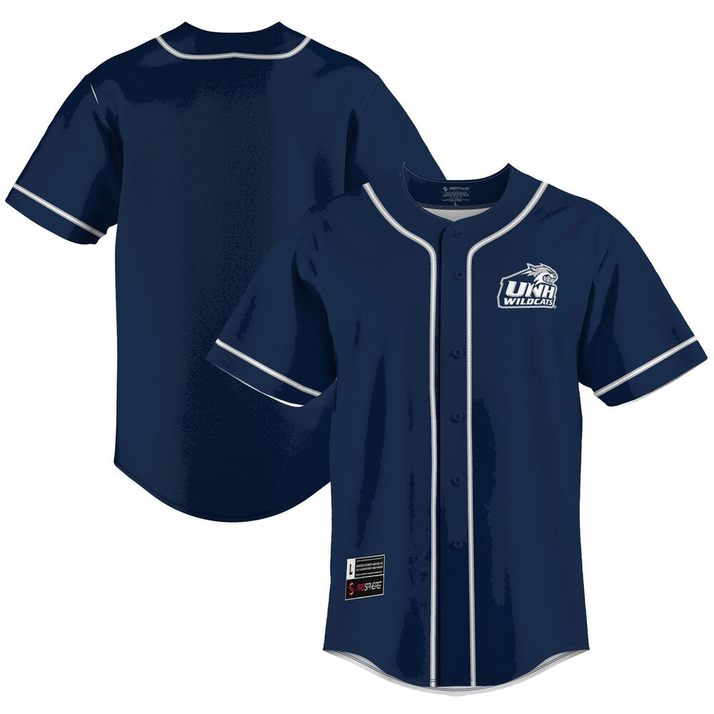 Gameday Greats Blue New Hampshire Wildcats Lightweight Baseball Jersey - retro stitched baseball jersey for Gameday Greats fans