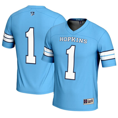 Gameday Greats 1 Light Blue Johns Hopkins Blue Jays Lightweight Lacrosse Jersey - retro stitched jersey jersey for Gameday Greats fans