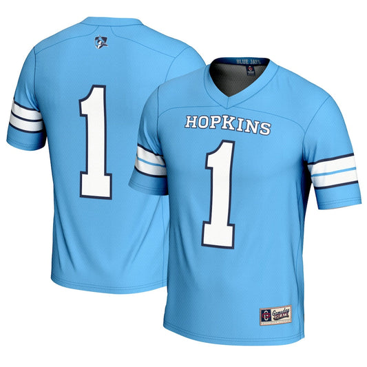 Gameday Greats 1 Light Blue Johns Hopkins Blue Jays Lightweight Lacrosse Jersey - retro stitched jersey jersey for Gameday Greats fans