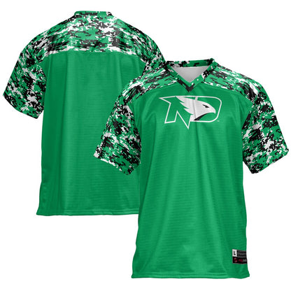 Gameday Greats Kelly Green North Dakota Football Jersey - retro stitched football jersey for Gameday Greats fans