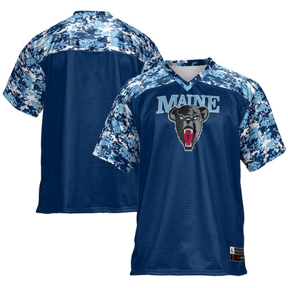 Gameday Greats Blue Maine Black Bears Football Jersey - retro stitched football jersey for Gameday Greats fans