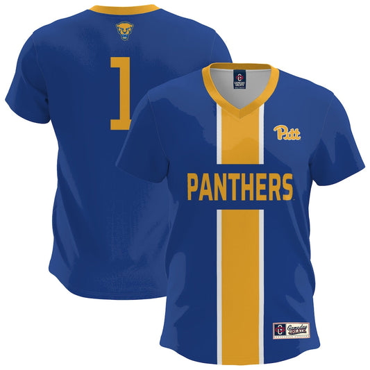 Gameday Greats Royal Pitt Panthers Lightweight Soccer Fashion Jersey - retro stitched jersey jersey for Gameday Greats fans