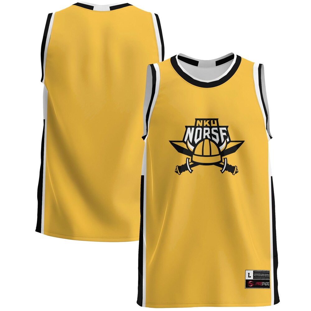 Gameday Greats Gold Northern Kentucky University Norse Lightweight Basketball Jersey - retro stitched basketball jersey for Gameday Greats fans