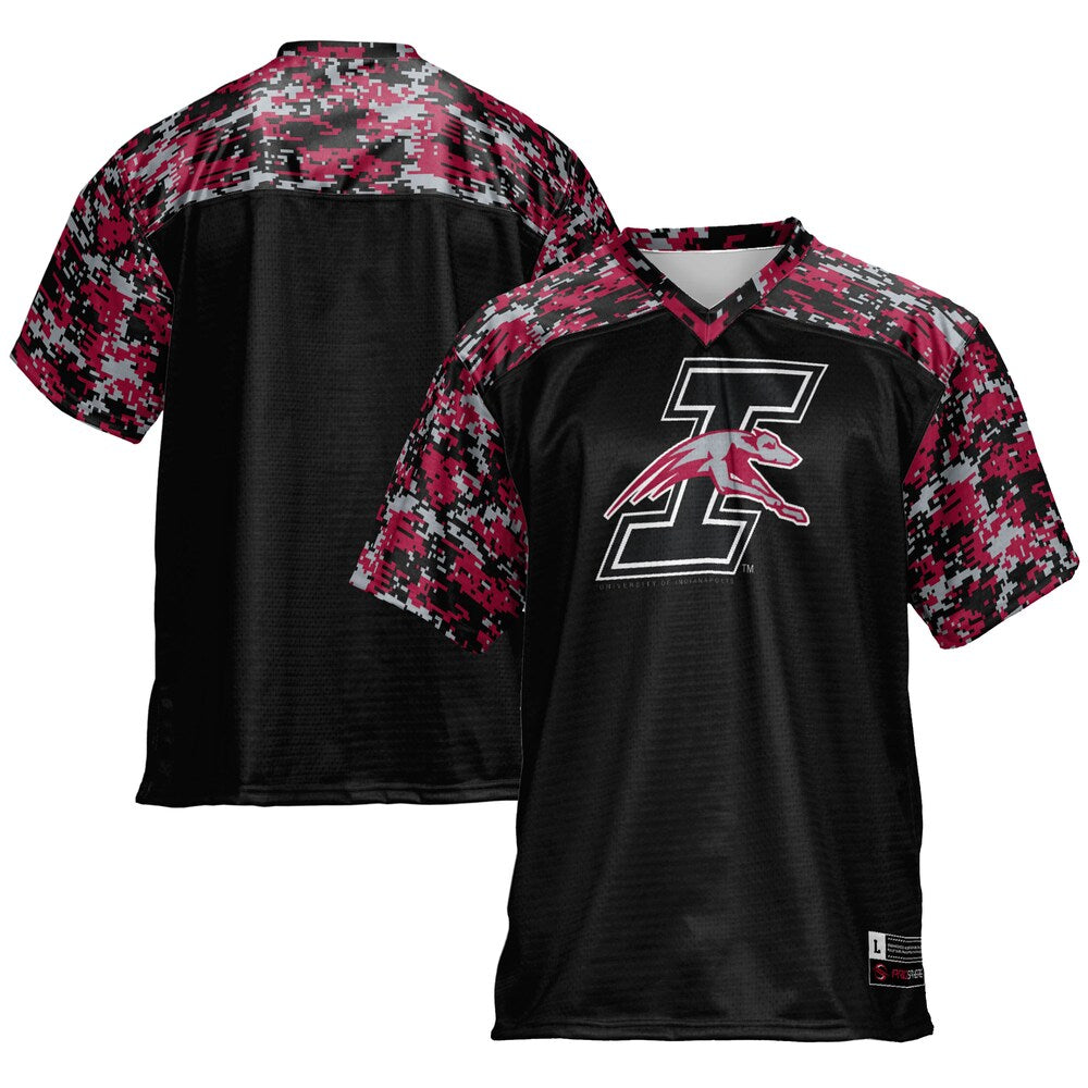Gameday Greats Black Iupui Jaguars Football Jersey - retro stitched football jersey for Gameday Greats fans