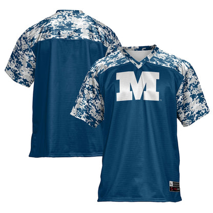 Gameday Greats Blue Millikin Big Blue Football Jersey - retro stitched football jersey for Gameday Greats fans