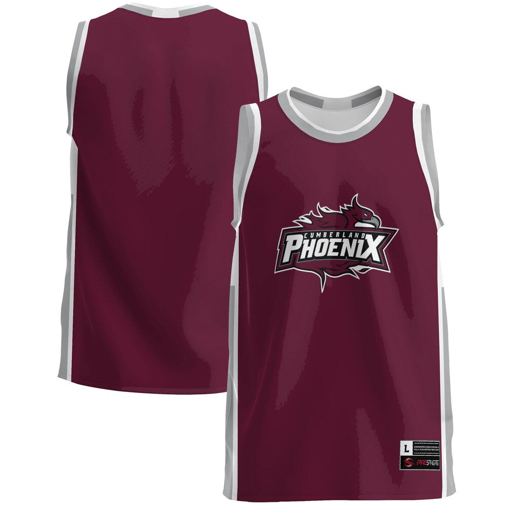 Gameday Greats Maroon Cumberland Phoenix Lightweight Basketball Jersey - retro stitched basketball jersey for Gameday Greats fans