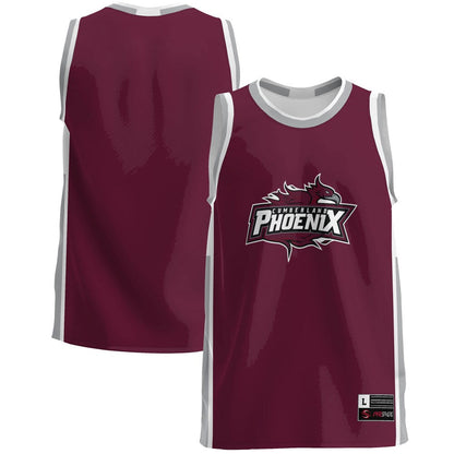 Gameday Greats Maroon Cumberland Phoenix Lightweight Basketball Jersey - retro stitched basketball jersey for Gameday Greats fans
