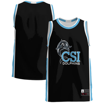 Gameday Greats Light Blue Cuny College Of Staten Island Lightweight Basketball Jersey - retro stitched basketball jersey for Gameday Greats fans
