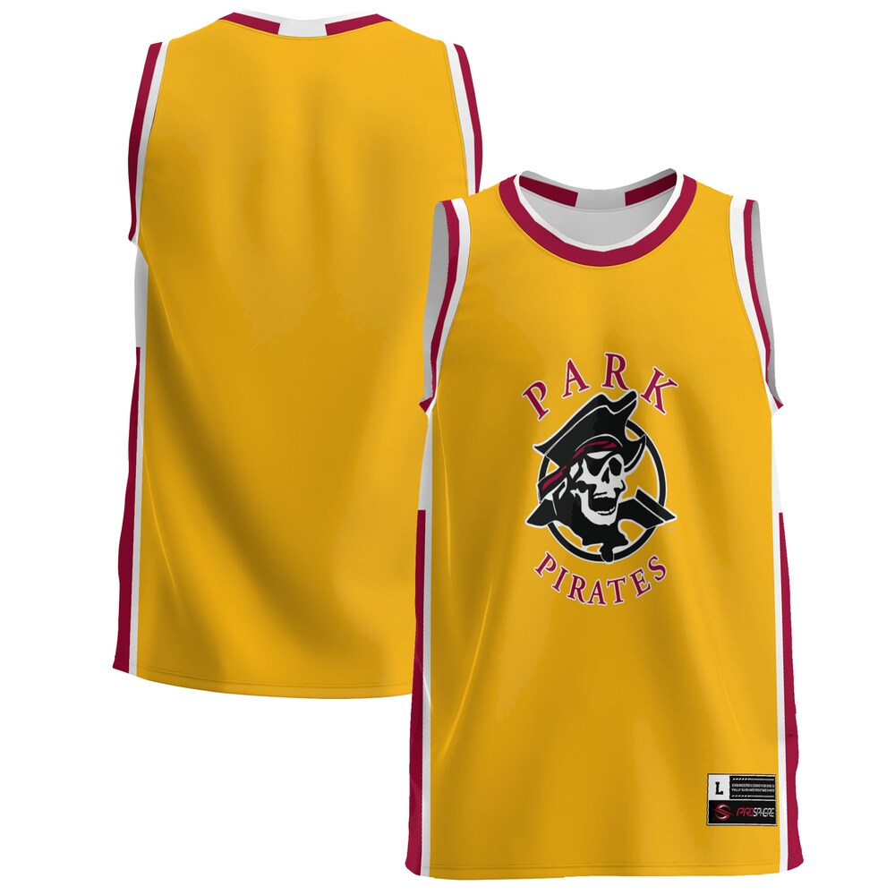 Gameday Greats Gold Park Pirates Lightweight Basketball Jersey - retro stitched basketball jersey for Gameday Greats fans