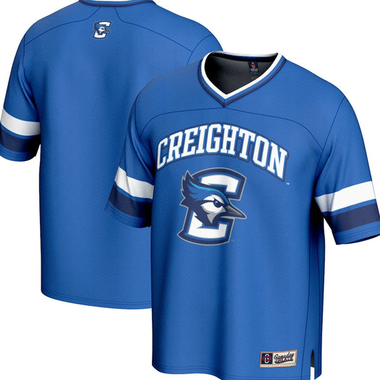 Gameday Greats Blue Creighton Bluejays Spirit Football Jersey - retro stitched football jersey for Gameday Greats fans