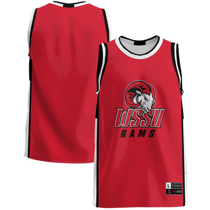 Gameday Greats Red Winston Salem State Rams Lightweight Basketball Jersey - retro stitched basketball jersey for Gameday Greats fans