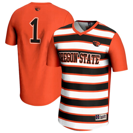 Gameday Greats 1 Orange Oregon State Beavers Lightweight Soccer Fashion Jersey - retro stitched jersey jersey for Gameday Greats fans