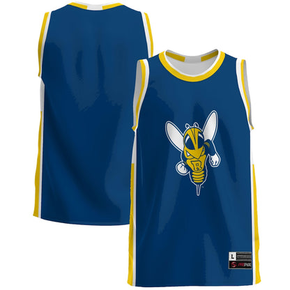 Gameday Greats Blue Rochester Yellow Jackets Lightweight Basketball Jersey - retro stitched basketball jersey for Gameday Greats fans