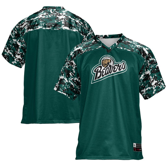 Gameday Greats Green Bemidji State Beavers Football Jersey - retro stitched football jersey for Gameday Greats fans