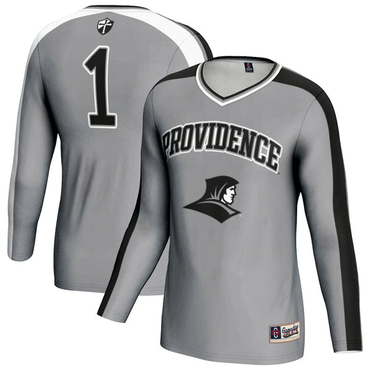 Gameday Greats Silver Providence Friars 1 Lightweight Volleyball Fashion Jersey - retro stitched jersey jersey for Gameday Greats fans