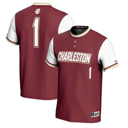 Gameday Greats 1 Maroon Charleston Cougars Lightweight Softball Jersey - retro stitched jersey jersey for Gameday Greats fans