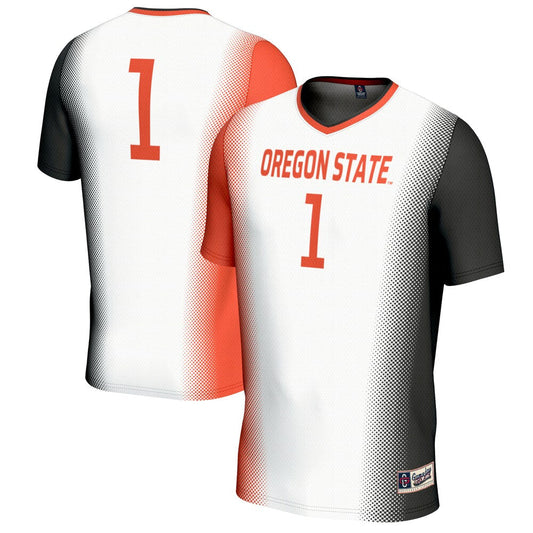 Gameday Greats 1 White Oregon State Beavers Soccer Fashion Jersey - retro stitched jersey jersey for Gameday Greats fans