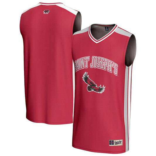 Gameday Greats Crimson Saint Josephs Hawks Spirit Basketball Jersey - retro stitched basketball jersey for Gameday Greats fans