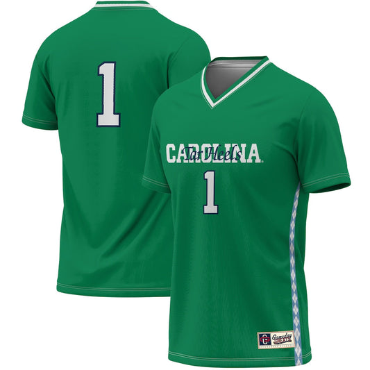 Gameday Greats 1 Green North Carolina Tar Heels Soccer Lightweight Fashion Goalie Jersey - retro stitched jersey jersey for Gameday Greats fans