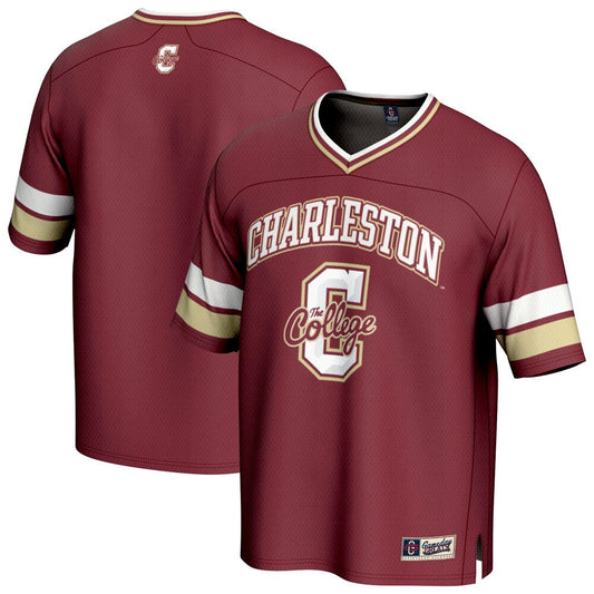 Gameday Greats Maroon Charleston Cougars Spirit Football Jersey - retro stitched football jersey for Gameday Greats fans