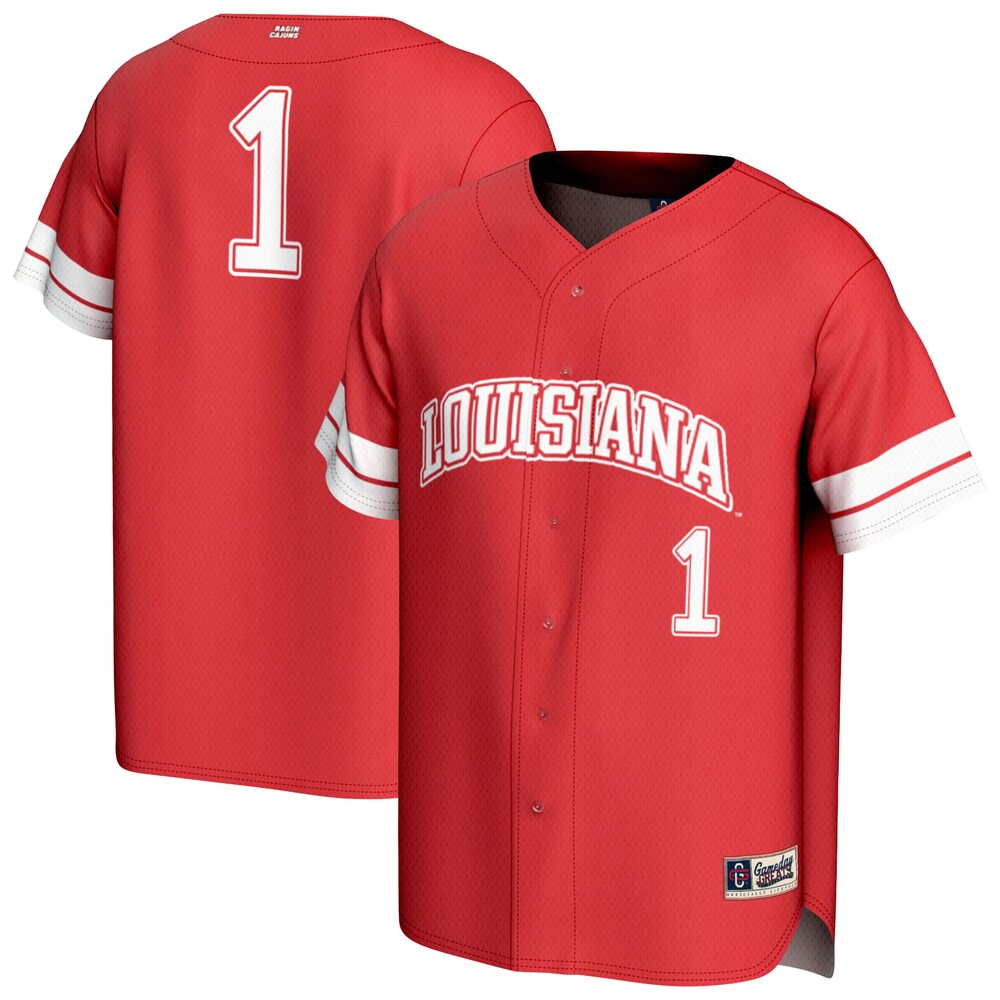 Unisexgameday Greats Cardinal Louisiana Ragin Cajuns Pick A Player Baseball Fashion Jersey - retro stitched baseball jersey for Unisexgameday Greats fans