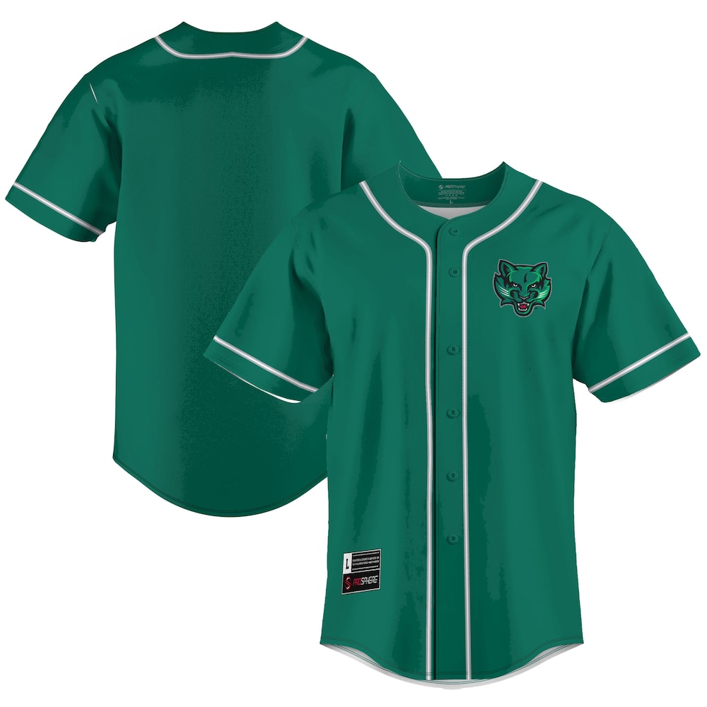 Gameday Greats Green Binghamton Bearcats Lightweight Baseball Jersey - retro stitched baseball jersey for Gameday Greats fans