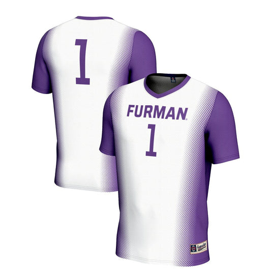 Gameday Greats 1 White Furman Paladins Lightweight Soccer Jersey - retro stitched jersey jersey for Gameday Greats fans