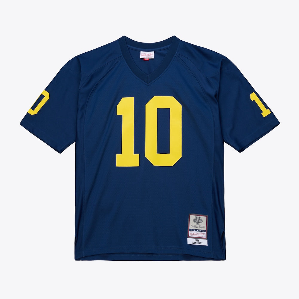 Tom Brady Navy Michigan Wolverines 1999 College Vault Jersey - retro stitched jersey jersey for Tom Brady fans